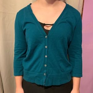 Ann Taylor M 3/4 sleeve cardigan